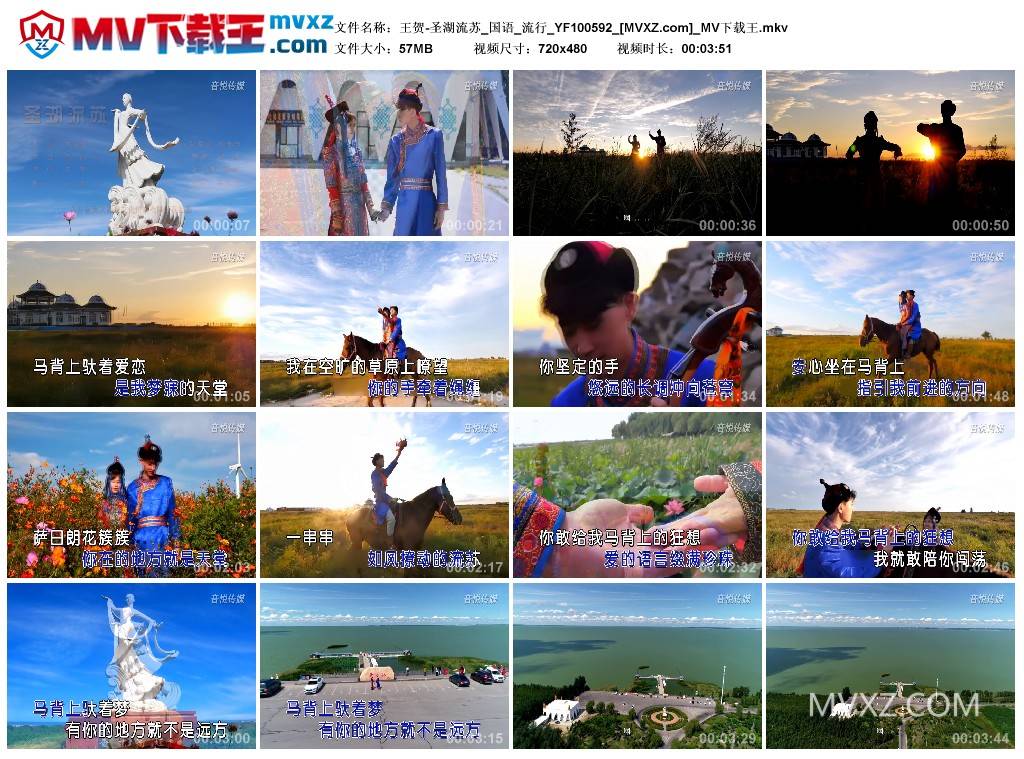 王贺-圣湖流苏_国语_流行_YF100592